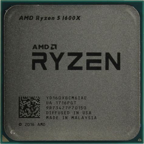 Процессор AMD Ryzen 5 1600X 3.6-4.0 GHz AM4, 95W (ID#1832815697), цена ...