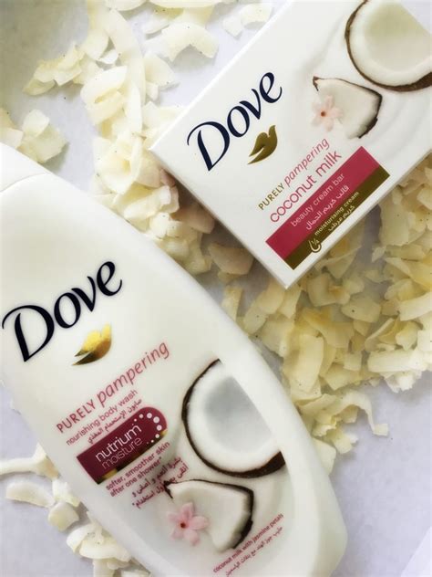 Dove Purely Pampering Coconut Milk And Jasmine Range Being Plum