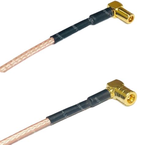 Usa Ca Rg Ssmb Angle Female To Smb Female Angle Coaxial Rf Pigtail