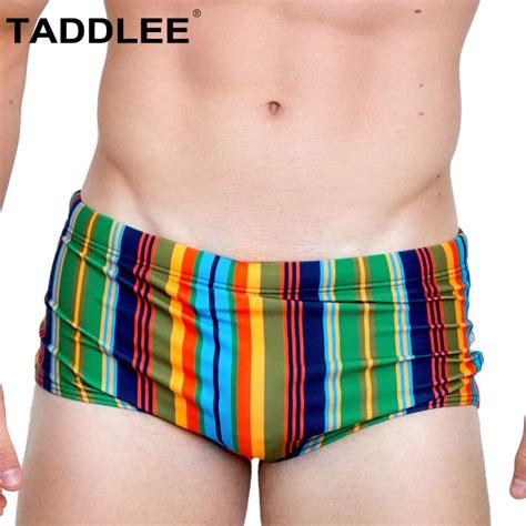 Taddlee Brand hombres trajes de baño Swim Bikini Briefs Sexy hombres