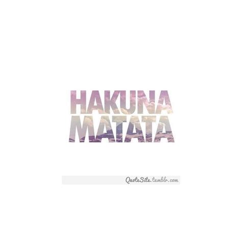 The Words Hakuna Matata Written In Purple And Pink Ink On A White