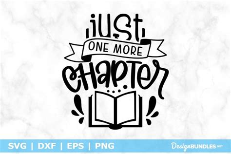 Just One More Chapter SVG File