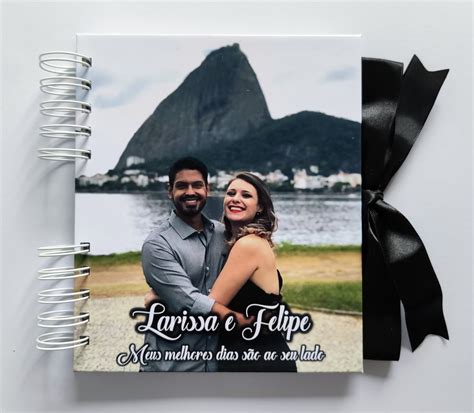 Álbum Fotos Scrapbook P Várias Ocasiões Namorados Casados Elo7