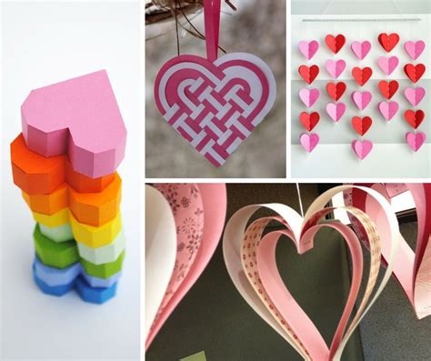 29 Simple Valentine's Paper Heart Crafts - The Crafty Blog Stalker ...