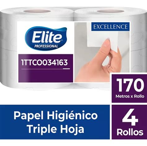 Papel Higiénico Jumbo X 4 Rollos Doble Hoja Extrablanco Mercadolibre