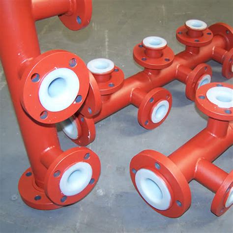 Customized Ptfe Lined Pipe With Loose Flange For Sour Service China