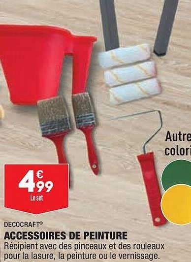 Promo Accessoires De Peinture Decocraft Chez Aldi Icatalogue Fr