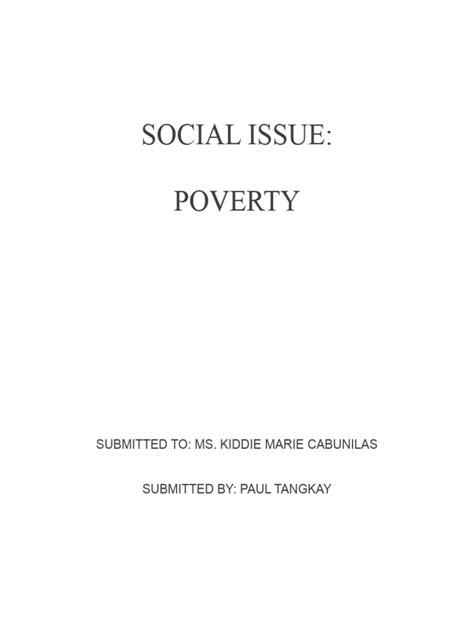 Social Issue Pdf