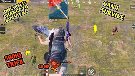 00 1 CHANCE TO SURVIVAL CAN I SURVIVE PUBG MOBILE FULL RISH GAME