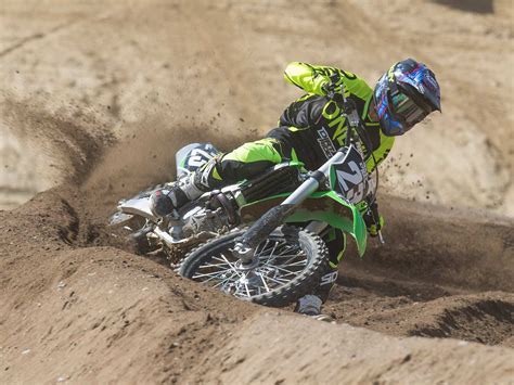 Kawasaki Kx F First Ride Review Dirt Bikes