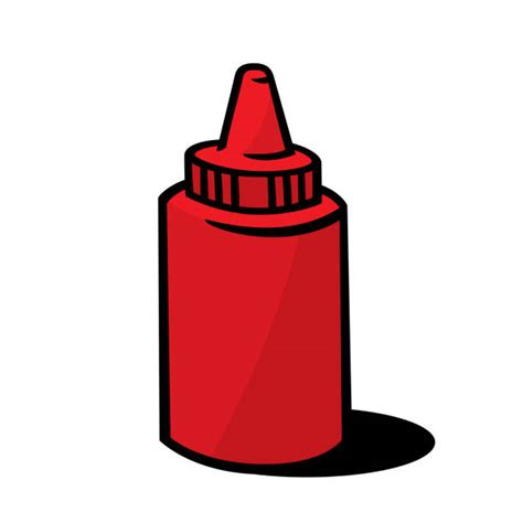 Ketchup Bottle Drawing Illustrations, Royalty-Free Vector Graphics ...