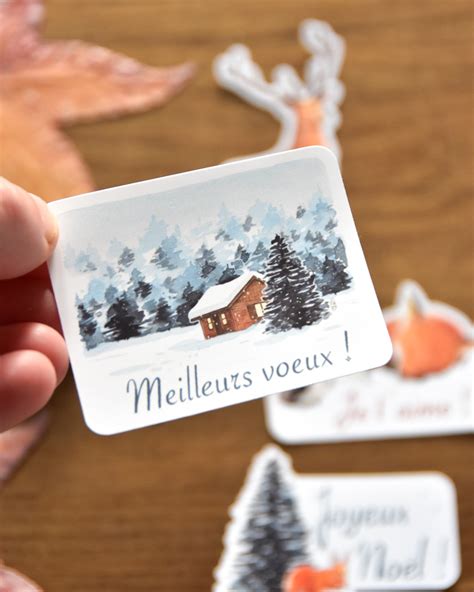 Sticker Meilleurs voeux Fanny Audigé Illustrations