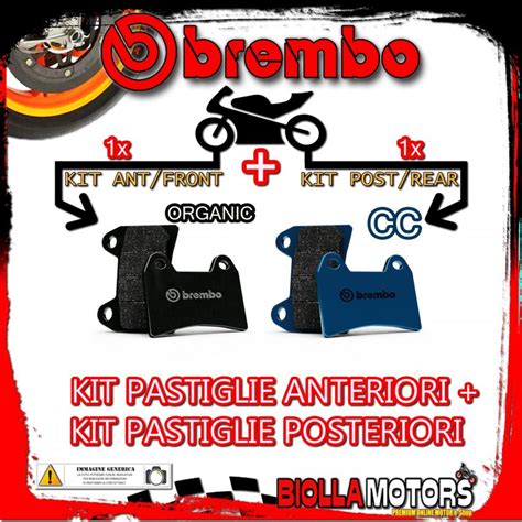 Brpads 39769 Kit Pastiglie Freno Brembo Beta Rr Enduro 2010 50cc Org