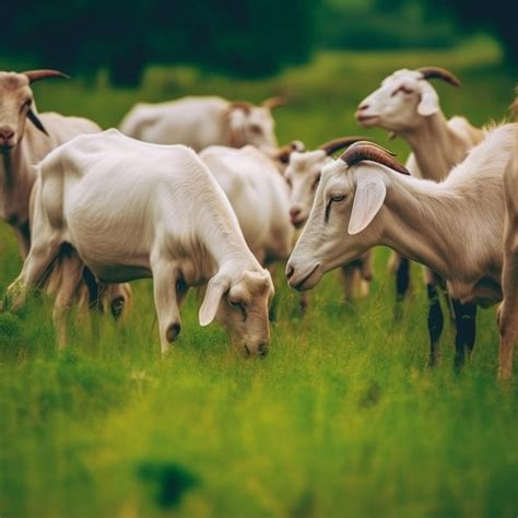 Premium Ai Image Free Photo Closeup Farm With Group Of Goats