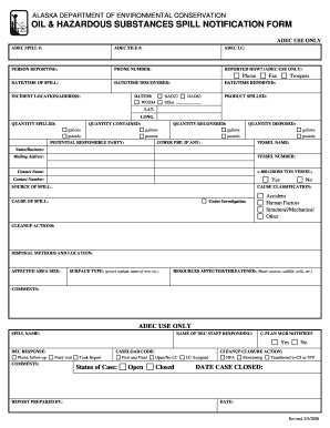 Fillable Online Dec Alaska Alaska Department Of Environmental