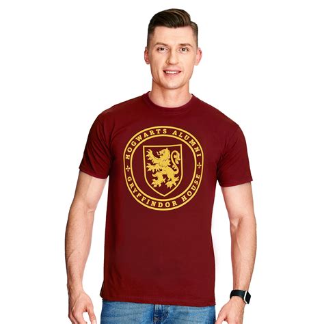 Gryffindor Hogwarts Alumni T Shirt Rot Harry Potter Elbenwald