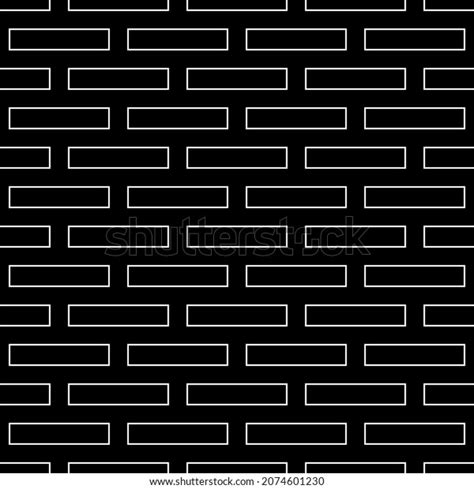 Seamless Brickwall Pattern Bricks Cladding Wall Stock Vector Royalty Free 2074601230