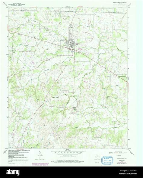 Map Of Springtown Hi Res Stock Photography And Images Alamy