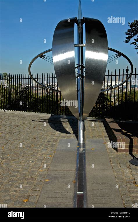 The Prime Meridian At The Royal Observatory Greenwich Stock Photo Alamy