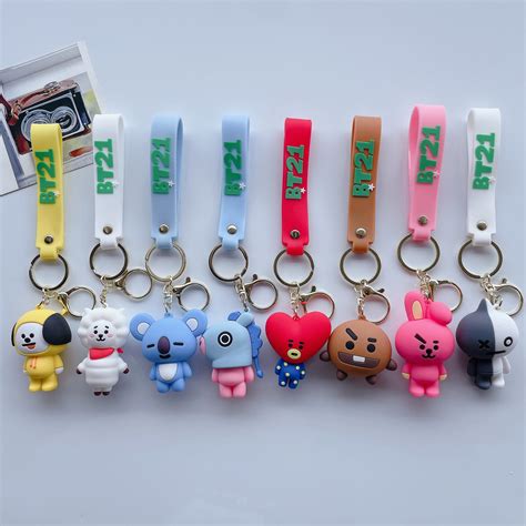 Bt Baby Keychain Chimmy Cooky Koya Tata Mang Rj Shooky Cute Mini