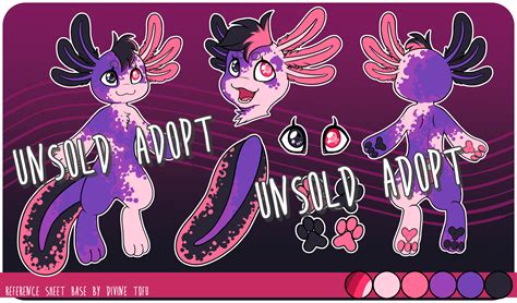 Chimera Axolotl (FOR SALE) on Toyhouse