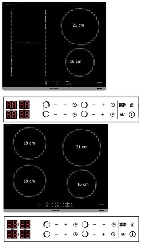 Brandt BPI6428UB Cooking Hob Instruction Manual