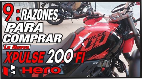 9 Razones Para Comprar La Hero XPULSE 200 FI 2024 Precio Ficha