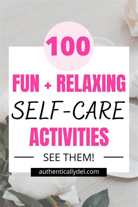 100 Simple Self-Care Ideas (+ Printable PDF) - Authentically Del