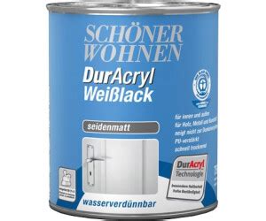 Sch Ner Wohnen Duracryl Wei Lack Seidenmatt Ab Preisvergleich