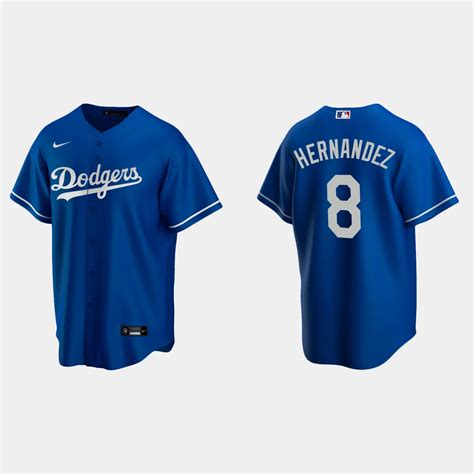 Los Angeles Dodgers Enrique Hernandez Replica Alternate Jersey - Royal ...