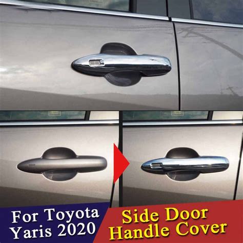 Toyota Yaris Door Handle Chrome Covers Model