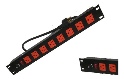 Multitomas Para Rack Servicios Fusible E Interruptor Pdu Cuotas Sin