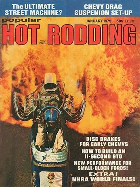 Popular Hot Rodding Magazine Back Issues Year 1972 Archive