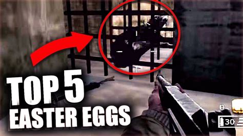 TOP 5 EASTER EGGS más EXTRAÑOS de CALL OF DUTY YouTube