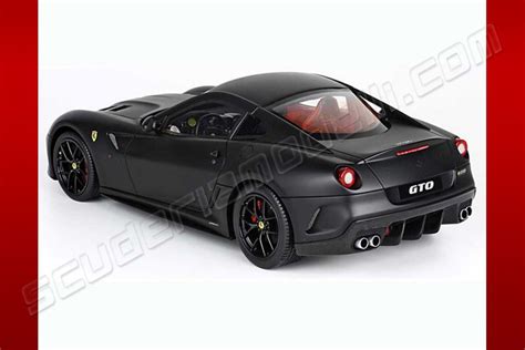 BBR Models 2010 Ferrari Ferrari 599 GTO - BLACK MATT - Black Matt