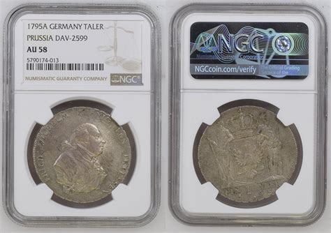 Brandenburg Preu En Germany Taler A Wilde M Nner Wild Men Type Ngc