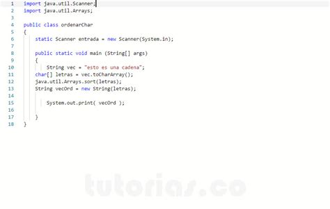 Arrays Java Ordenar Char Tutorias Co