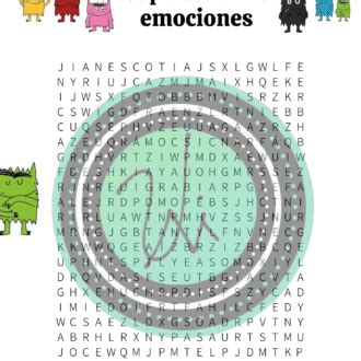 Sopa De Letras EMOCIONES