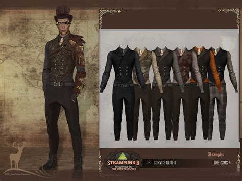 Steampunked Corvus Outfit The Sims 4 Catalog