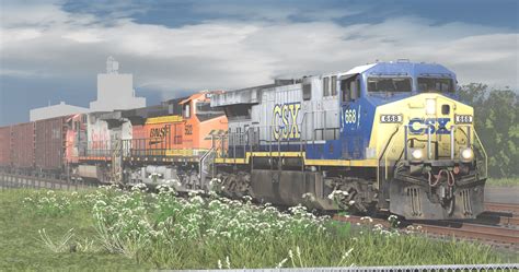 Csx Ac6000cw Yn2 654 699 Virtual Railroad Mods