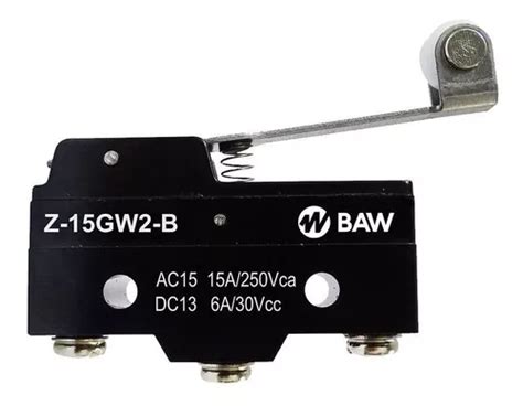 Microswitch Por Palanca Larga Con Roldana Baw Z Gw B