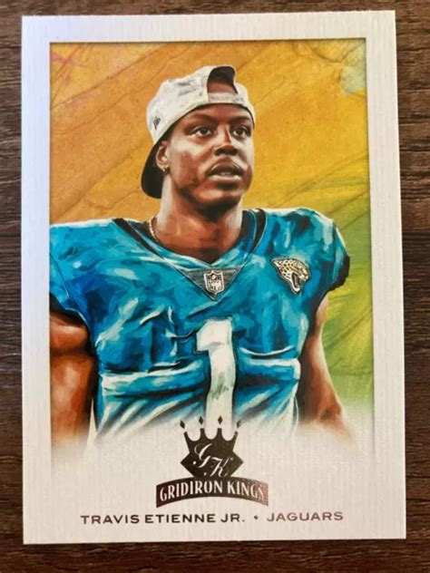 Travis Etienne Jr Rookie Rc Panini Chronicles Gridiron Kings Gk