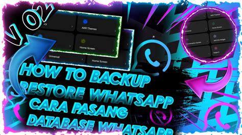 Cara Backup Restore Whatsapp Terbaru Versi Kedua Cara Memasang