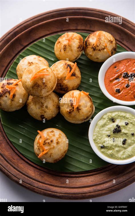 South Indian Popular Food Appe Or Appam Or Rava Appe Stock Photo Alamy