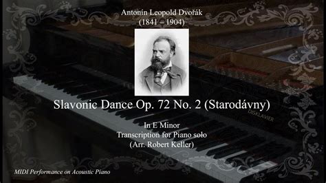 A Dvo K Slavonic Dance Op No In E Minor Starod Vn