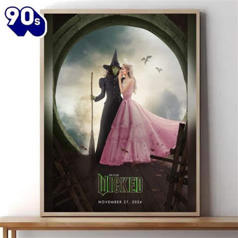 Wicked 2024 Decorations Poster Canvas Musicdope90s