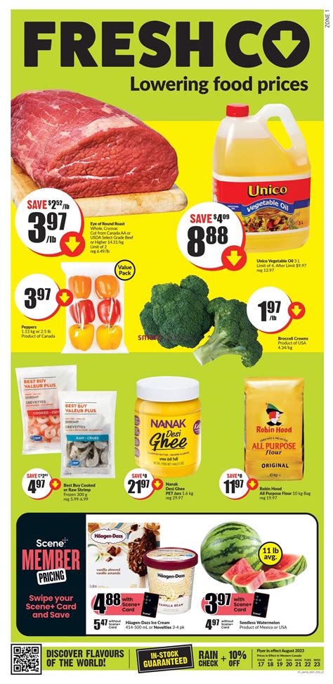 Freshco West Flyer August 17 To 23