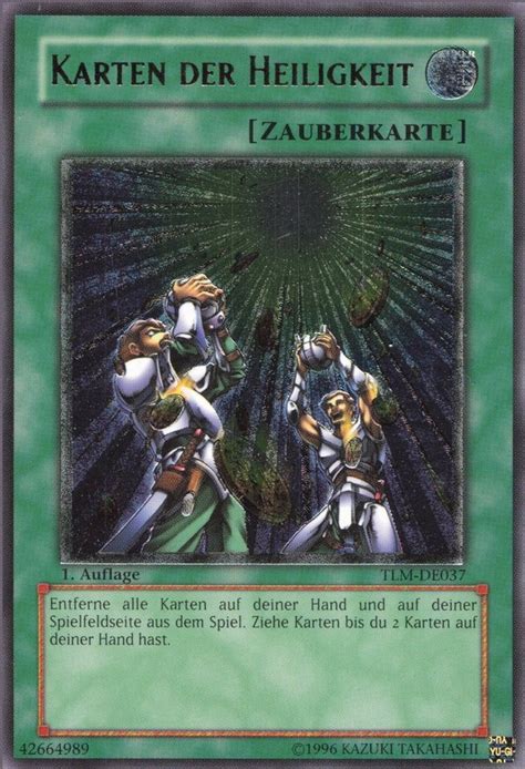 Recollectibles Sammelkarte Yugioh Karte Karten Der Heiligkeit V 2 Yu