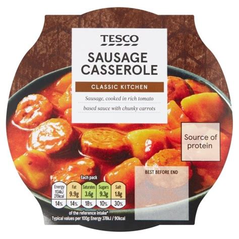 Tesco Sausage Casserole 300g Tesco Groceries