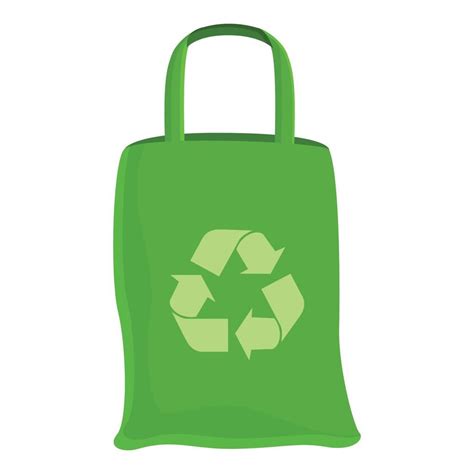 Recycle Eco Bag Icon Cartoon Style Vector Art At Vecteezy